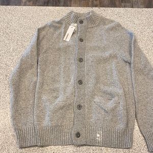 Grey button down sweater. Size Large. Sonoma. New with tags.